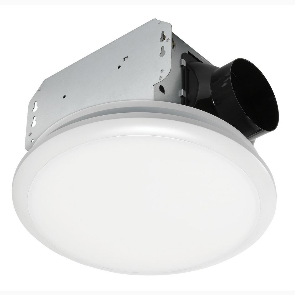 Homewerks Worldwide 80 Cfm Ceiling No Cut Installation Bathroom Exhaust Fan With Led Light in size 1000 X 1000