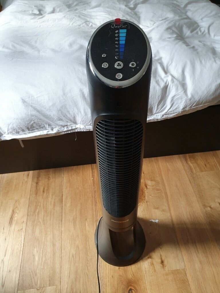Honeywell Hyf290e Quietset Tower Fan With Remote Control Black Energy Class A In Hornsey London Gumtree within size 768 X 1024
