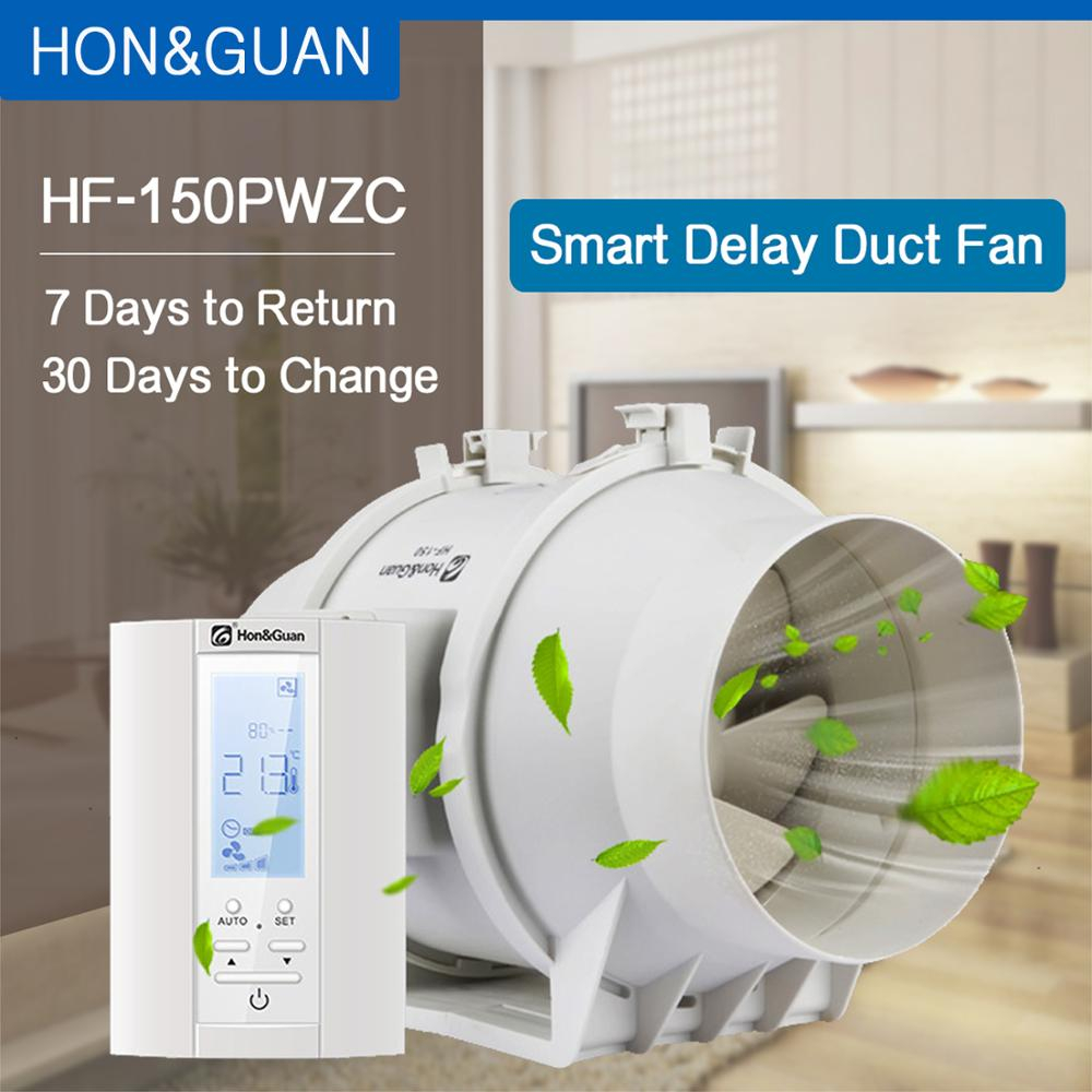 Honguan 6 Extractor Inline Duct Fan With Humidistat within measurements 1000 X 1000