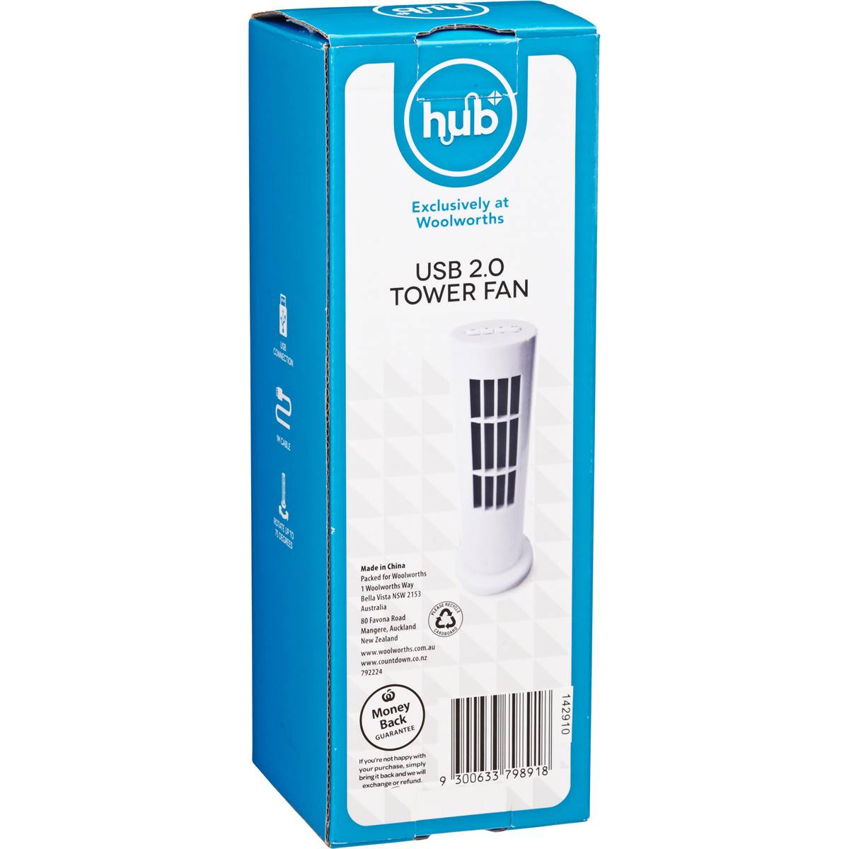 Hub It Accessory Usb 20 Tower Fan Each Woolworths intended for dimensions 1200 X 1200