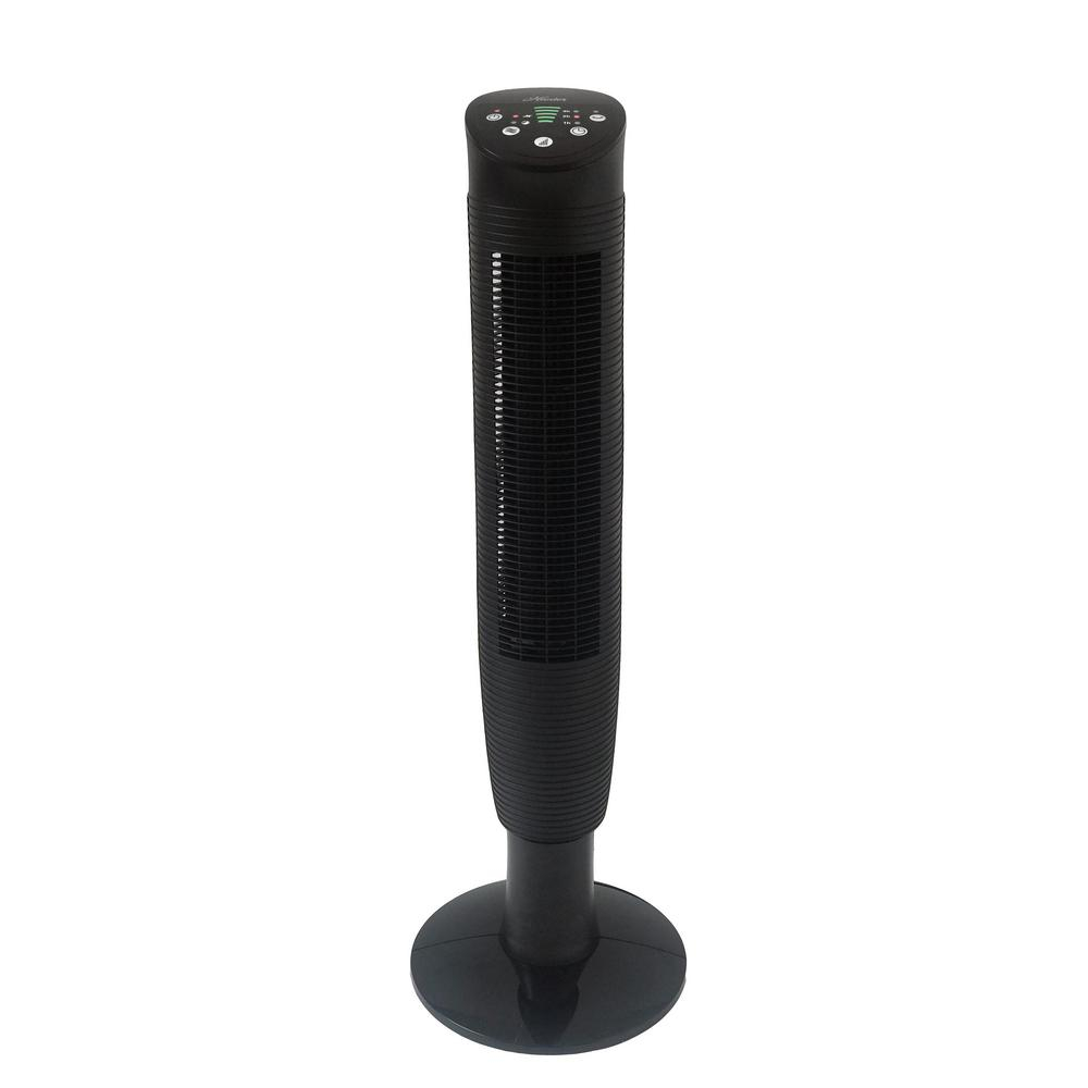 Hunter 36 In Digital Oscillating Tower Fan for proportions 1000 X 1000