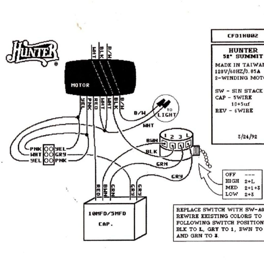 Hunter Ceiling Fans Wiring Instructions Wiring Schematic pertaining to proportions 1024 X 1024