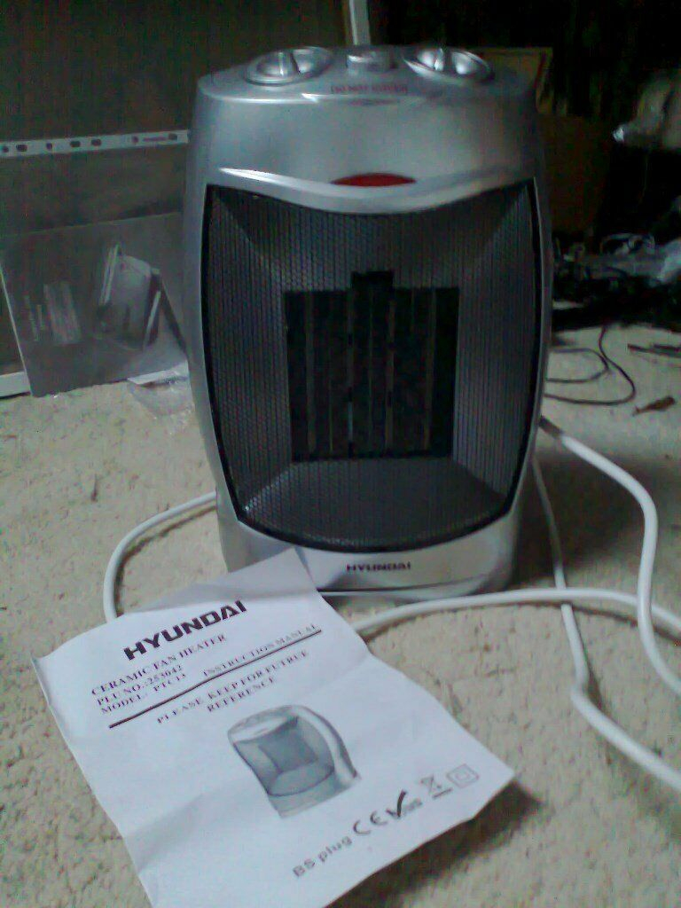Hyundai Oscillating Fan Heaterfor Wood Tile Lino Not Carpet Floors In Portsmouth Hampshire Gumtree throughout size 768 X 1024