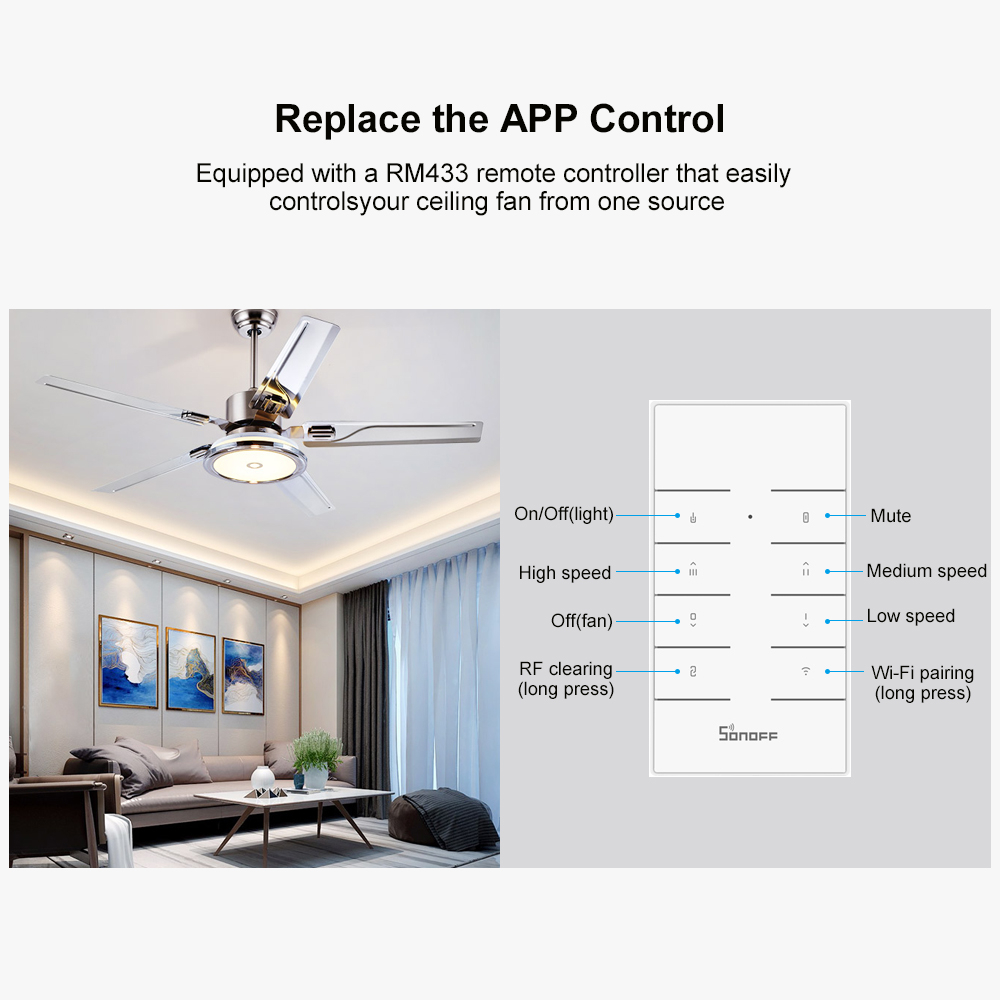 Ifan03rm433base Ceiling Fan Controller Smart Switch Controller With Rf Remote Base Wifi Smart Ceiling Fan Light Controller App Remote Control On intended for size 1000 X 1000