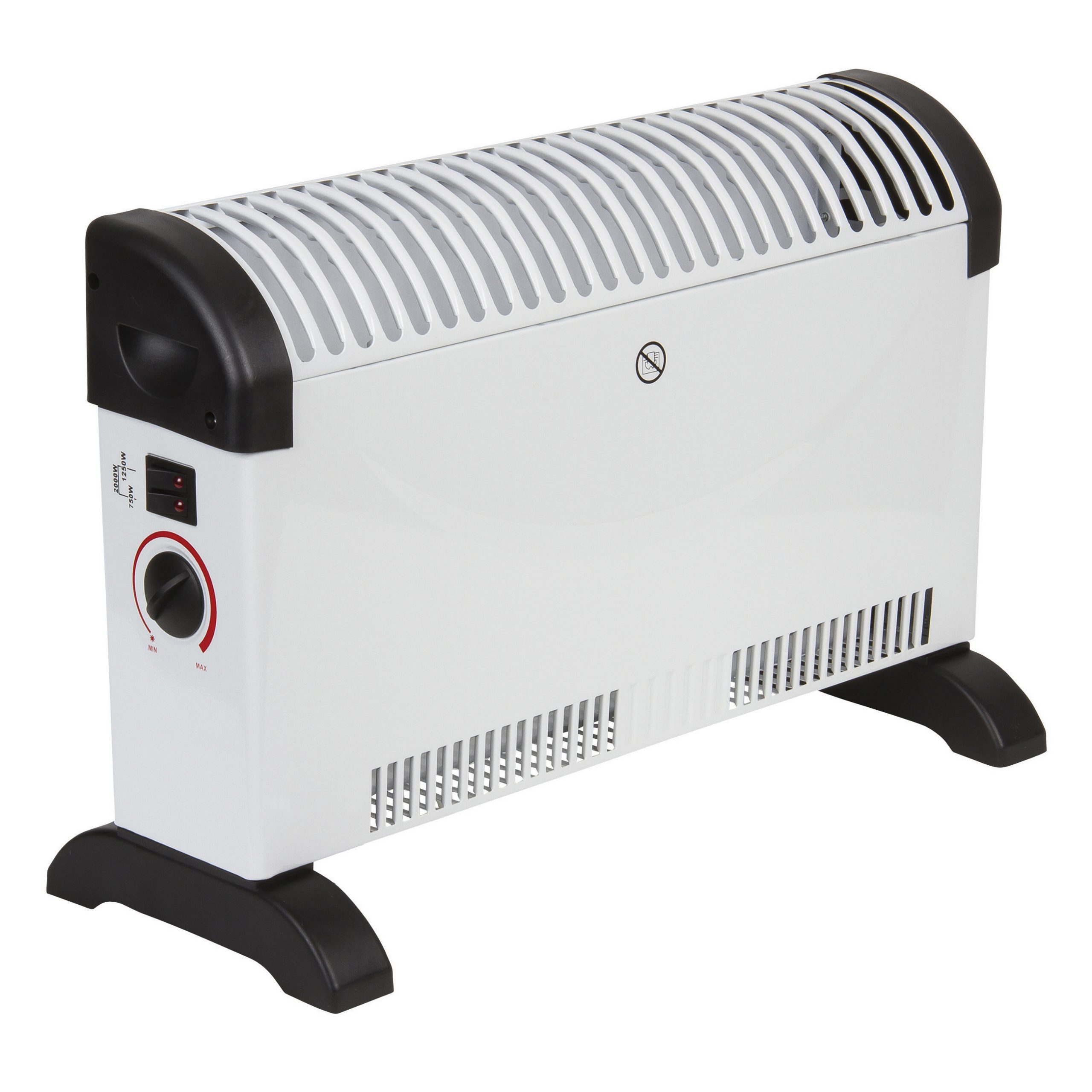 Igenix 2kw Convector Heater White Ref Ig5200 Officestuffie with regard to dimensions 2600 X 2600