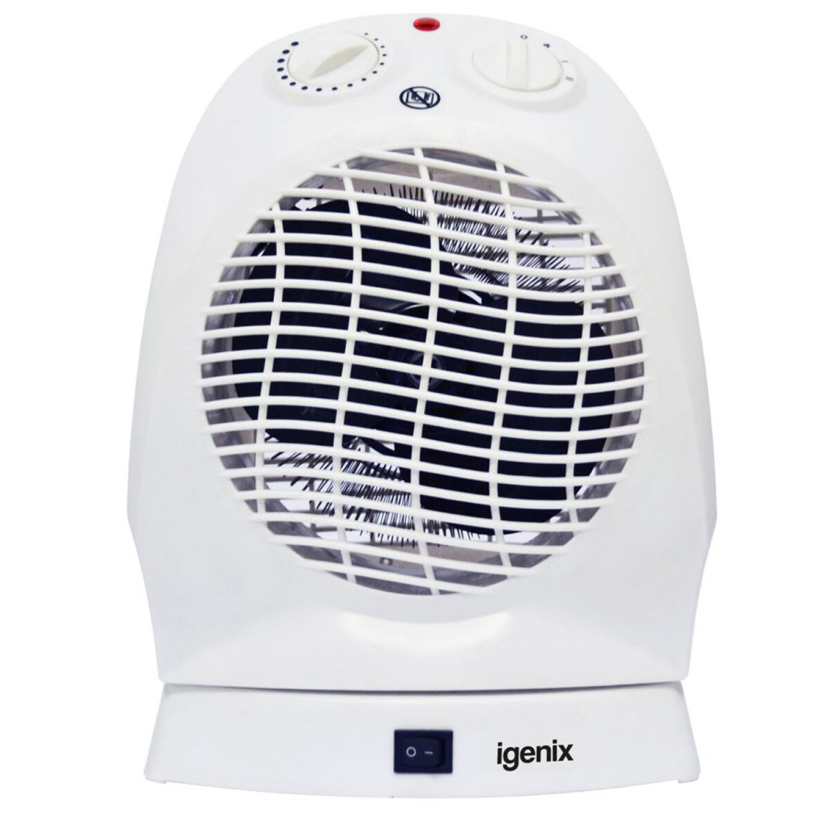 Igenix 2kw Upright Oscillating Fan Heater White with regard to proportions 1200 X 1200