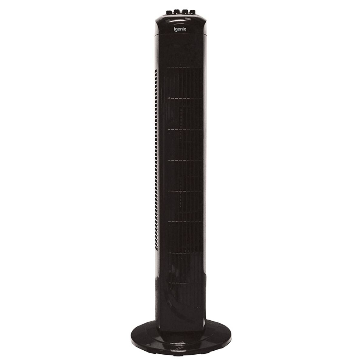 Igenix Df0030bl 30 Inch Tower Fan With 2hr Timer Black intended for measurements 1200 X 1200