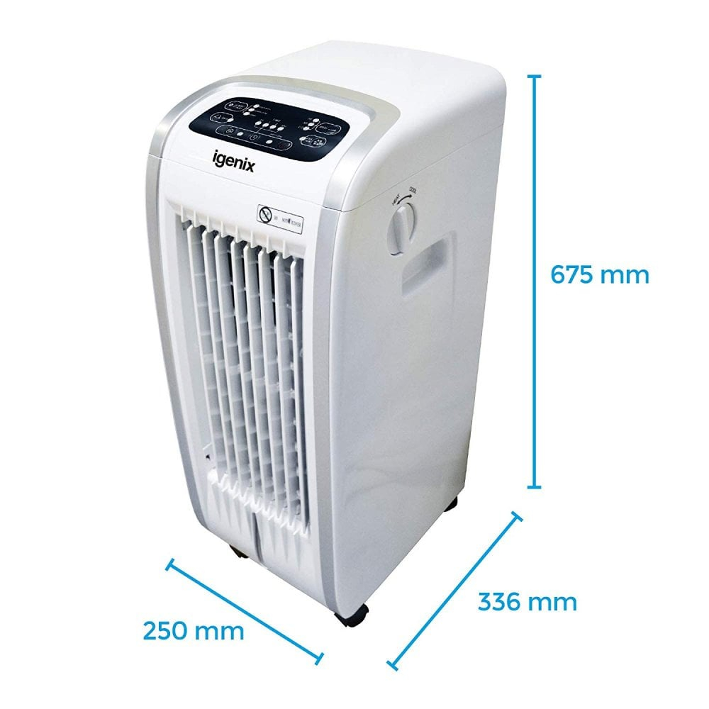 Igenix Ig9704 Portable 4 In 1 Evaporative Air Cooler With Fan Heater pertaining to size 1000 X 1000