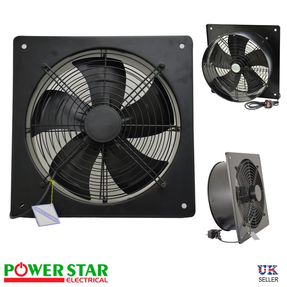 Industrial Extractor Exhaust Wall Mounted Plate Fan With Or Without Speed Controller in measurements 1000 X 1000
