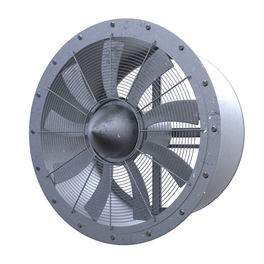 Industrial Large Fan 3d Model 29 Obj Max Fbx C4d 3ds with regard to dimensions 900 X 900