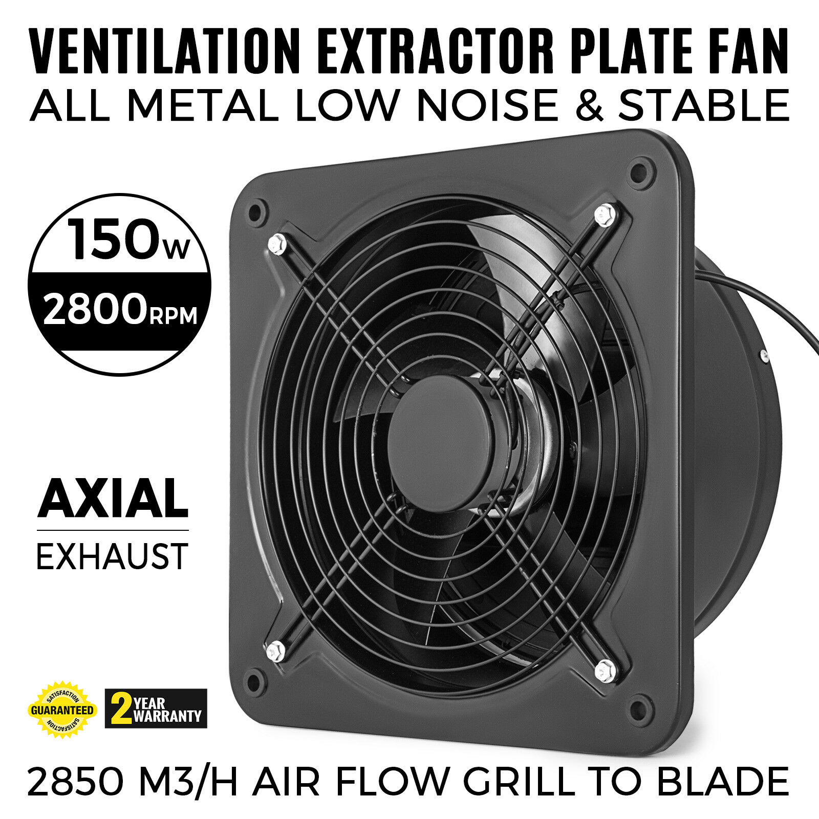 Industrial Ventilation Extractor Metal Axial Exhaust Commercial Air Blower Fan intended for measurements 1600 X 1600