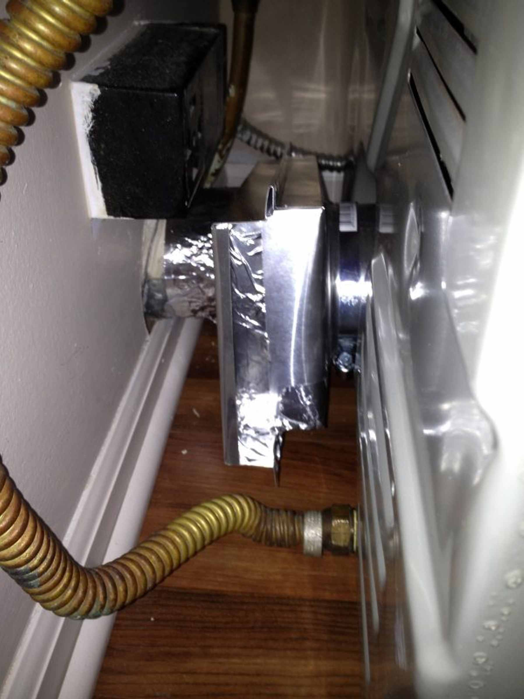 Installation Of A Dryer Vent In A Tight Space within size 1800 X 2400