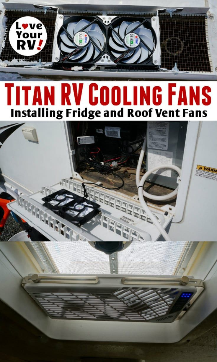 Installing Titan Rv Fridge And Roof Vent Cooling Fans Roof with size 735 X 1225