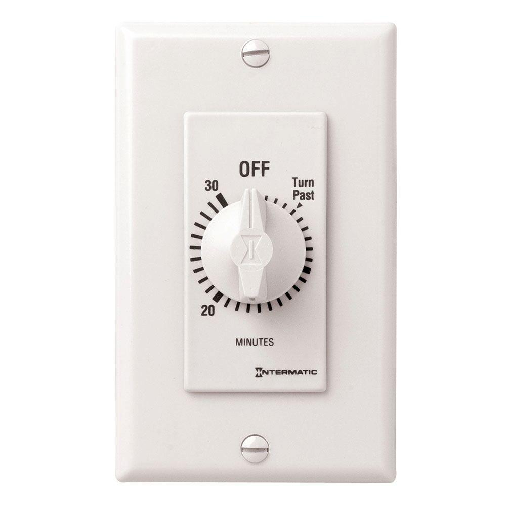 Intermatic 20 Amp 30 Minute Indoor In Wall Spring Wound Timer White regarding measurements 1000 X 1000