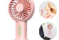 Ipow Mini Handheld Fan Personal Portable Fan 3 Speed Adjustable Angle Removable Base Lanyard Usb Recharging Battery Operated Small Desk Cooling Face pertaining to size 1500 X 1500