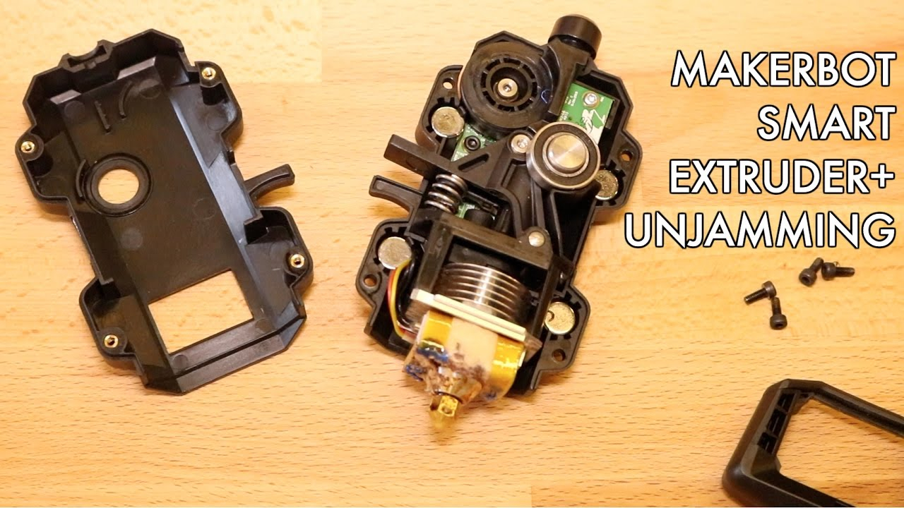 Jammedclogged Makerbot Smart Extruder Plus Teardown And Fix with regard to sizing 1280 X 720