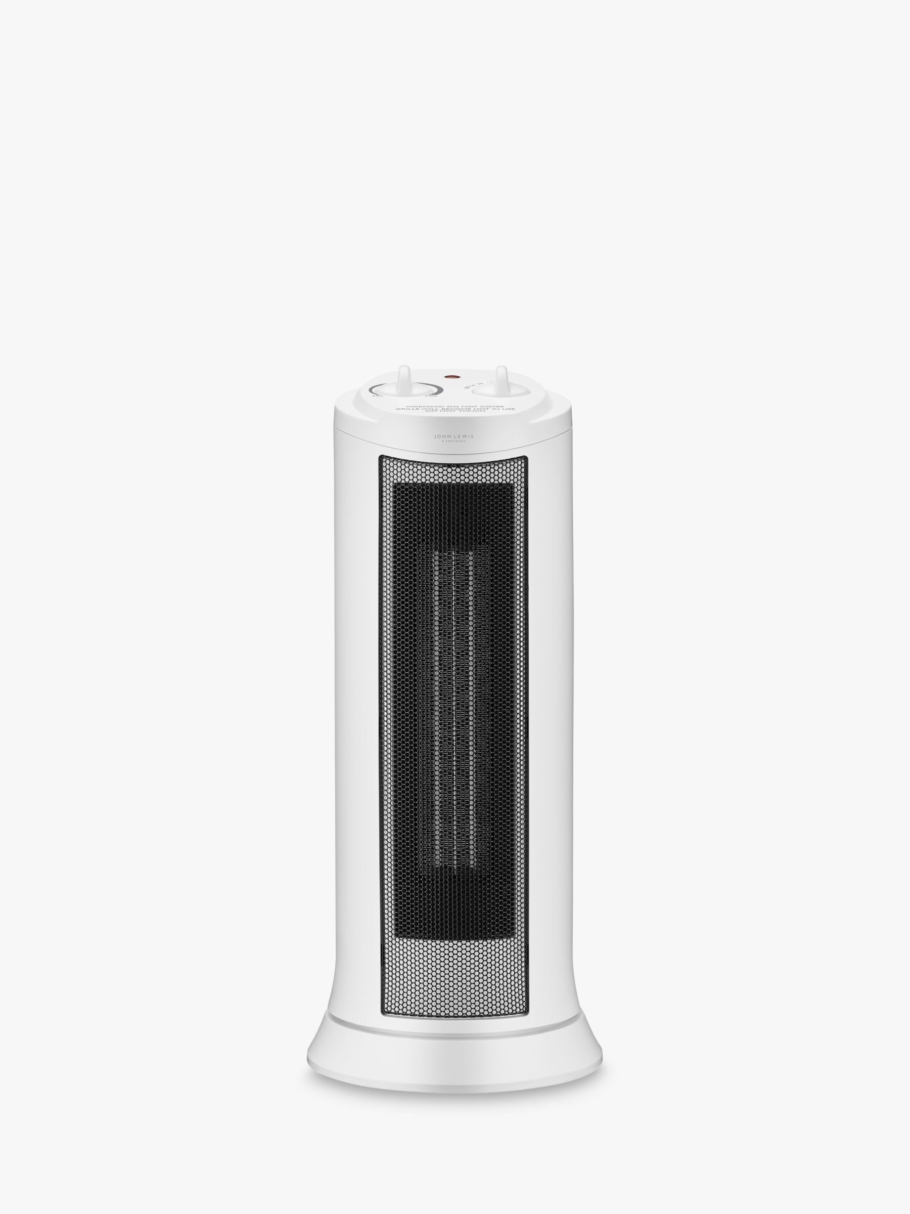 John Lewis Partners Mini Tower Fan Heater White Tower with regard to dimensions 1800 X 2400