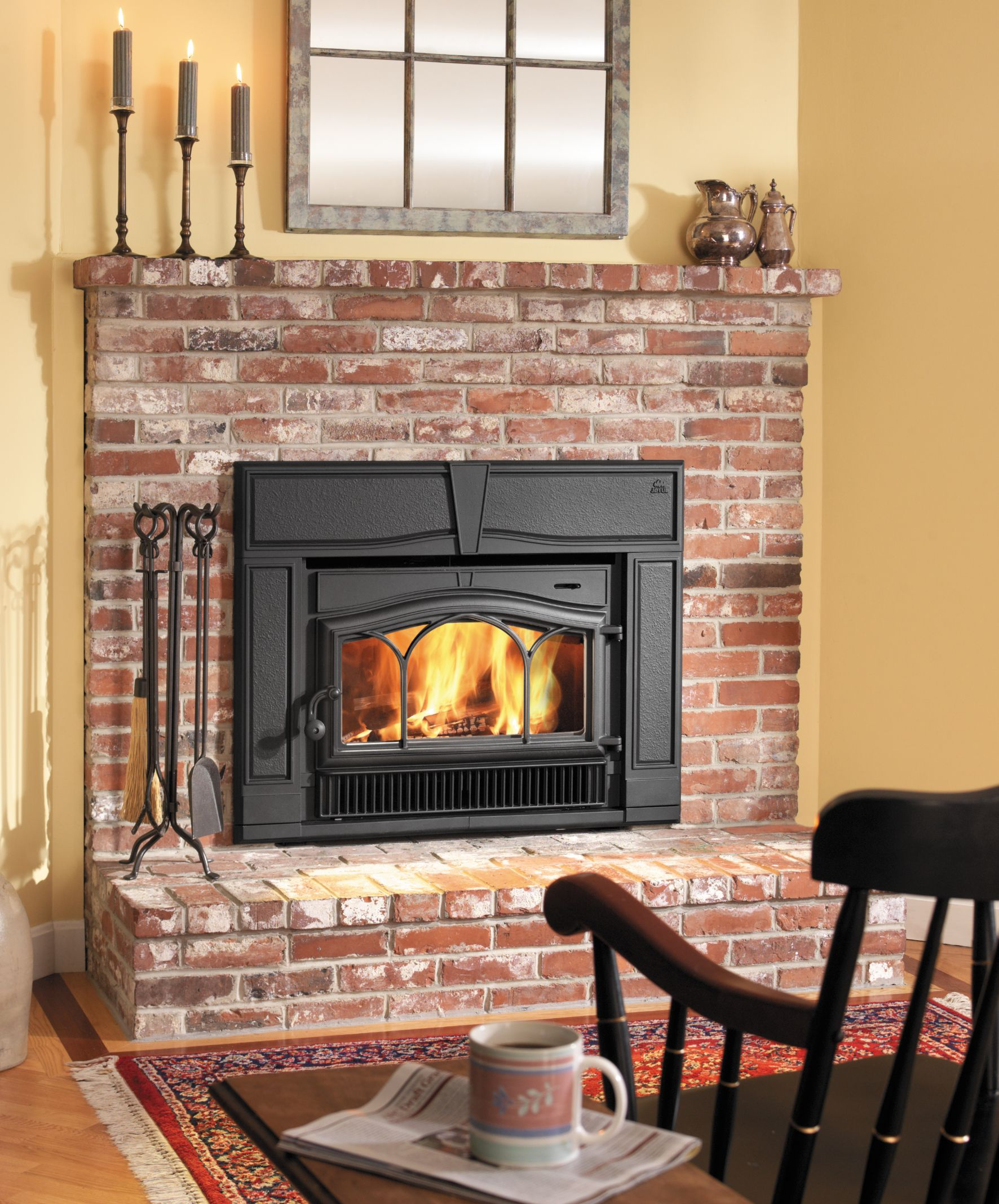 Jotul C 550 Cb Rockland Wood Insert Wood Burning Fireplace inside proportions 1772 X 2136