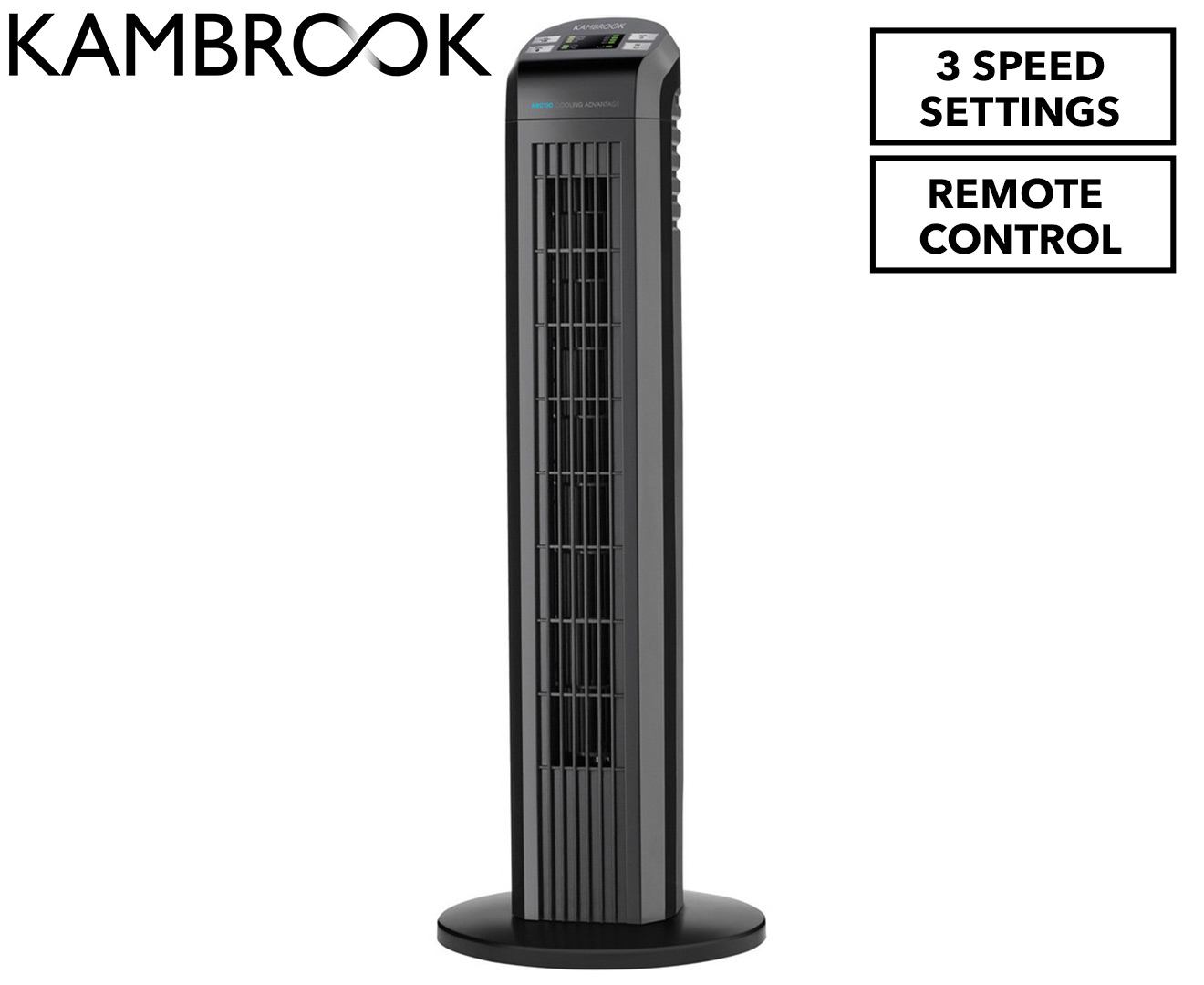 Kambrook 77cm Arctic Tower Fan W Remote Control with regard to measurements 1320 X 1080