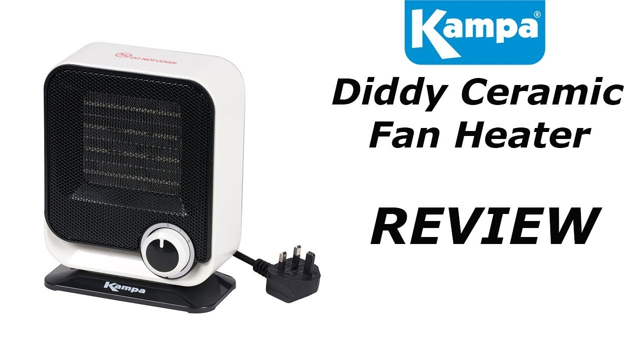Kampa Diddy Ceramic Fan Heater From Camperite Leisure intended for size 1280 X 720