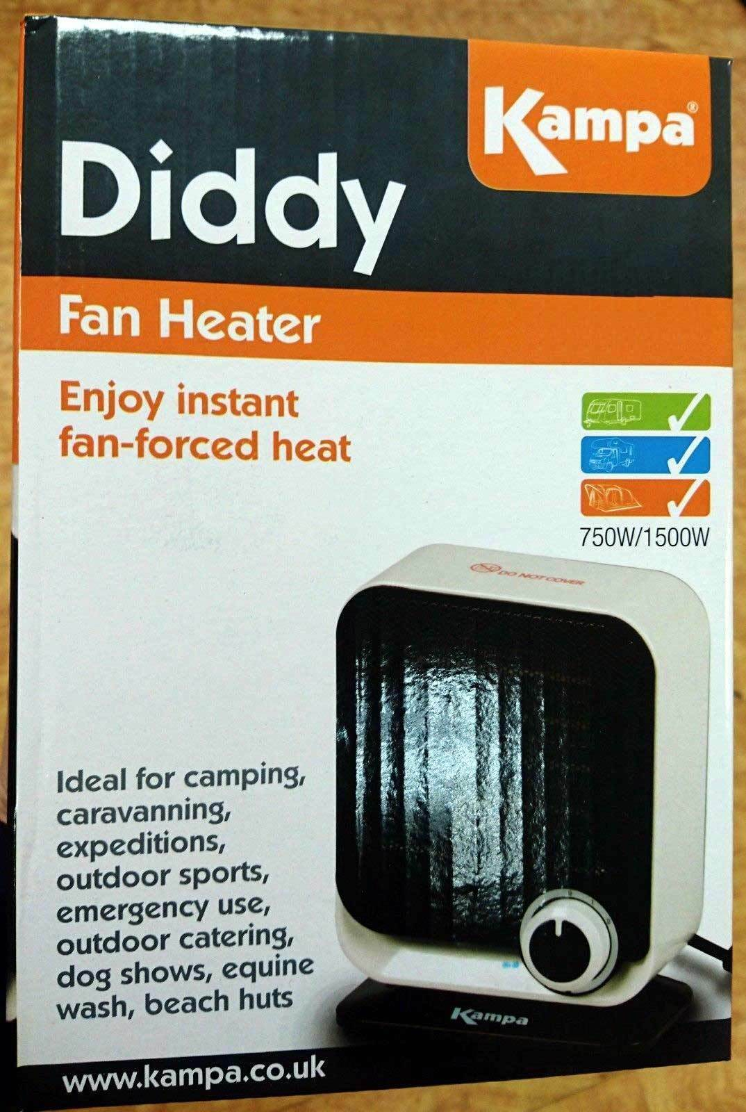 Kampa Diddy Ptc 7501500 Watt Fan Heater with dimensions 1074 X 1600