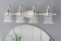 Kent 4 Light Dimmable Brushed Nickel Vanity Light inside sizing 2000 X 2000