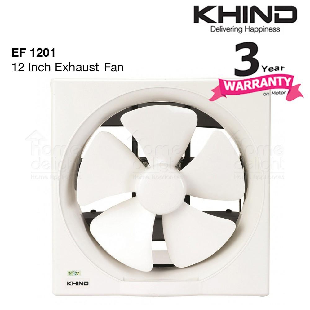 Khind Exhaust Fan 12 Fan Blade 30cm Ef1201 3 Years Warranty On Motor inside size 1000 X 1000