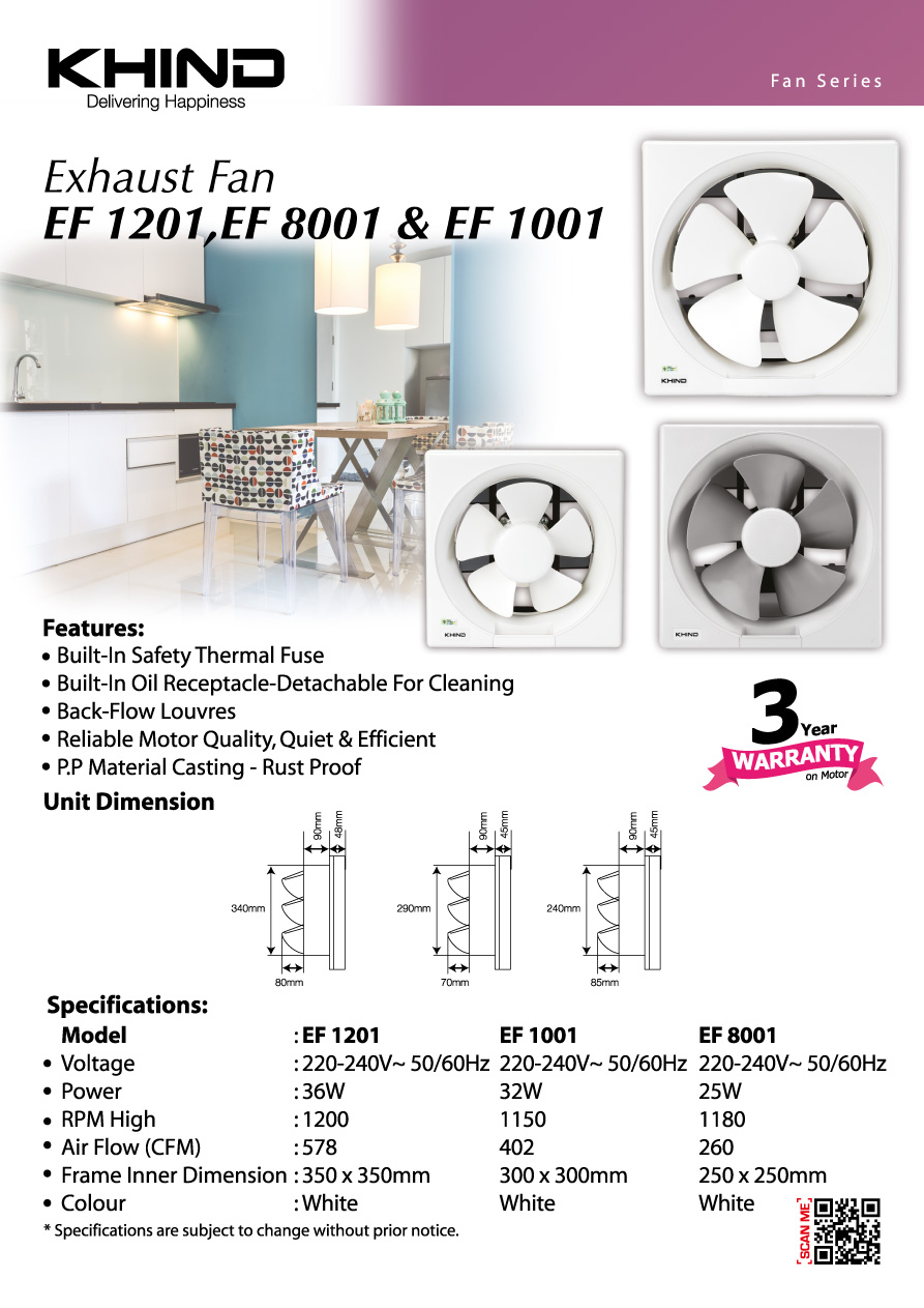 Khind Exhaust Fan Ef8001 Wwwkhindmy with size 893 X 1263