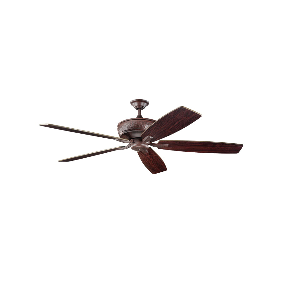 Kichler 300106tz Ceiling Fan 70 Inch 5 Blade 6 Speed Tannery within proportions 900 X 900