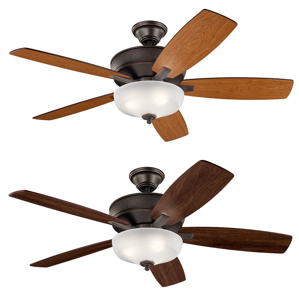 Kichler 339413oz Monarch Ii Select Olde Bronze Led 52 Ceiling Fan for dimensions 1000 X 1000