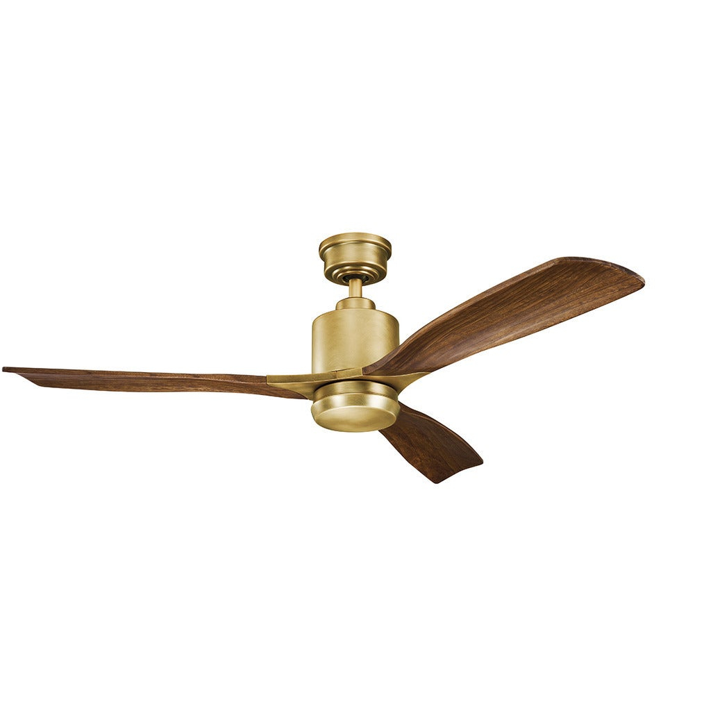 Kichler Lighting Ridley Ii Collection 52 Inch Natural Brass Led Ceiling Fan for sizing 1024 X 1024
