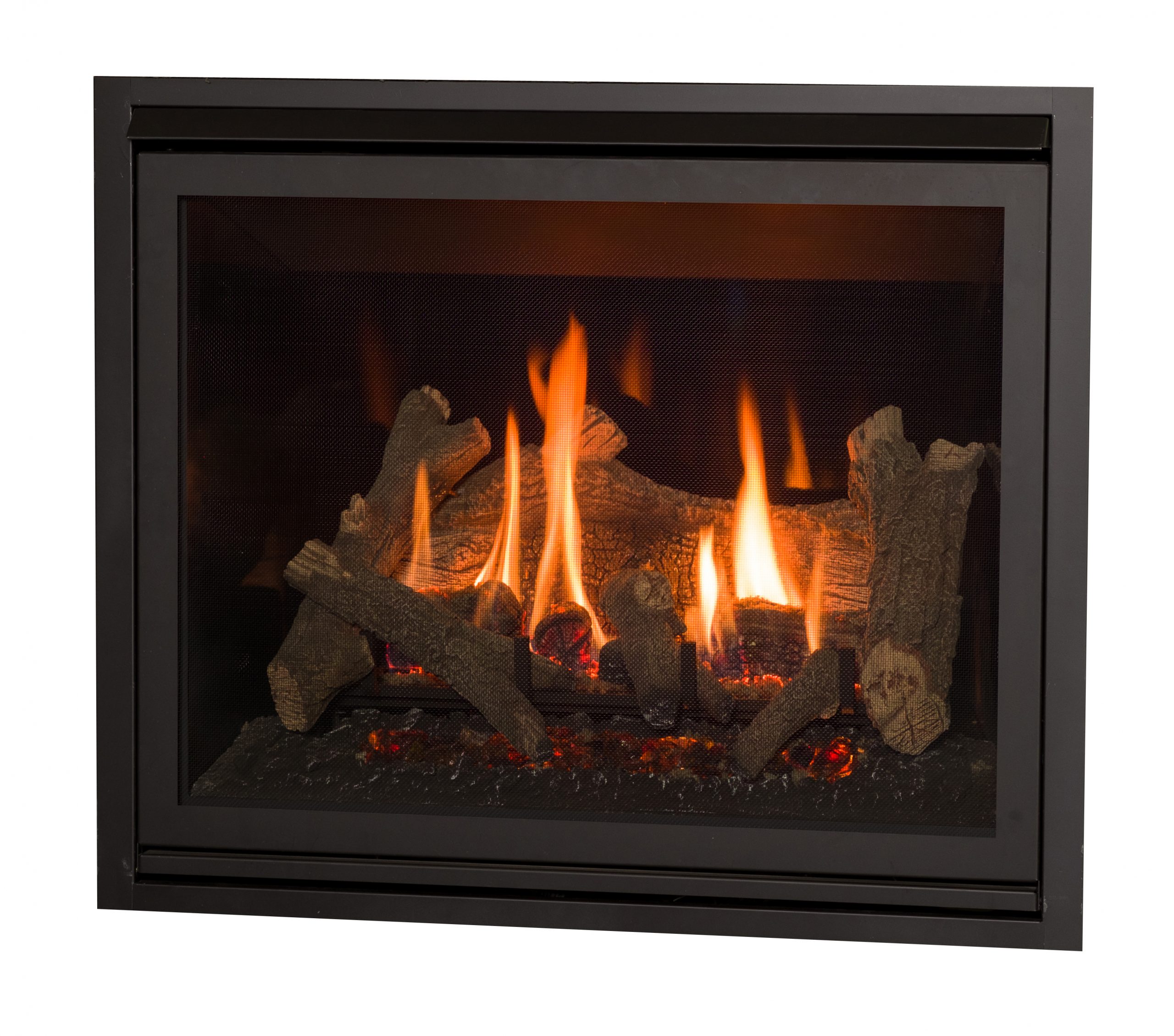 Kozy Heat Springfield 36 Traditional Log Direct Vent Heatwave with dimensions 3767 X 3325