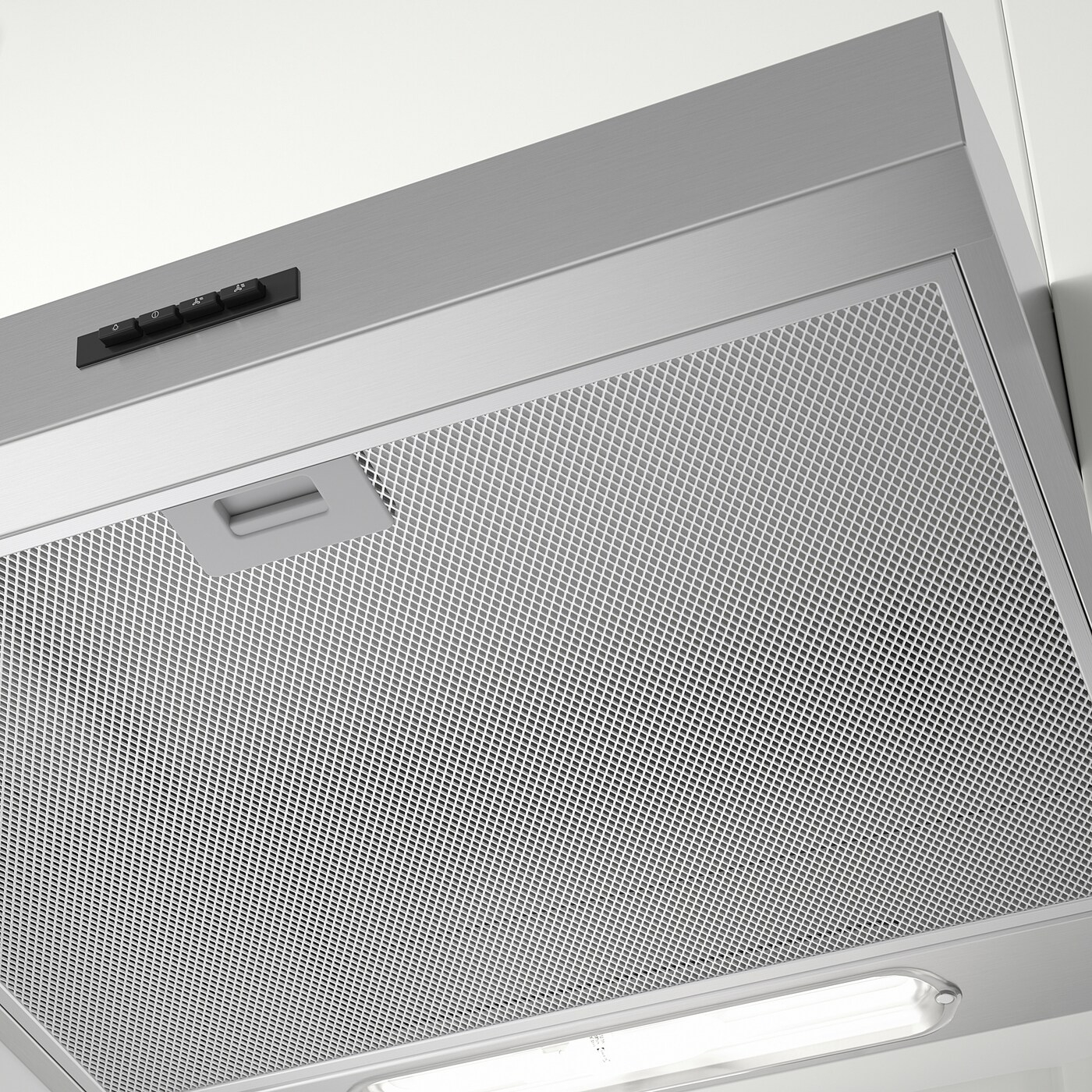 Lagan Wall Mounted Extractor Hood Stainless Steel in dimensions 1400 X 1400