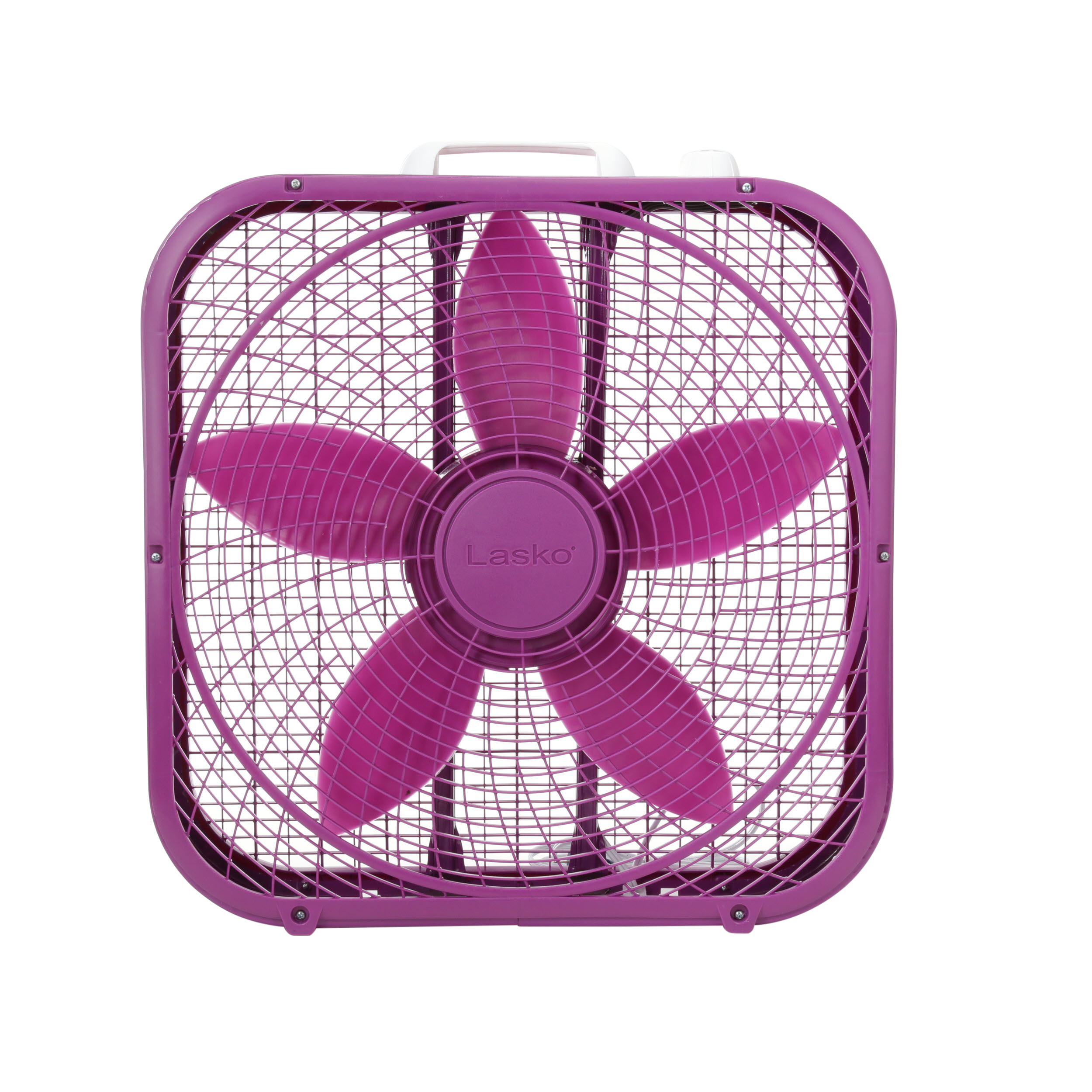 Lasko Cool Colors 20 3 Speed Box Fan Model B20309 Purple Walmart throughout dimensions 2500 X 2500