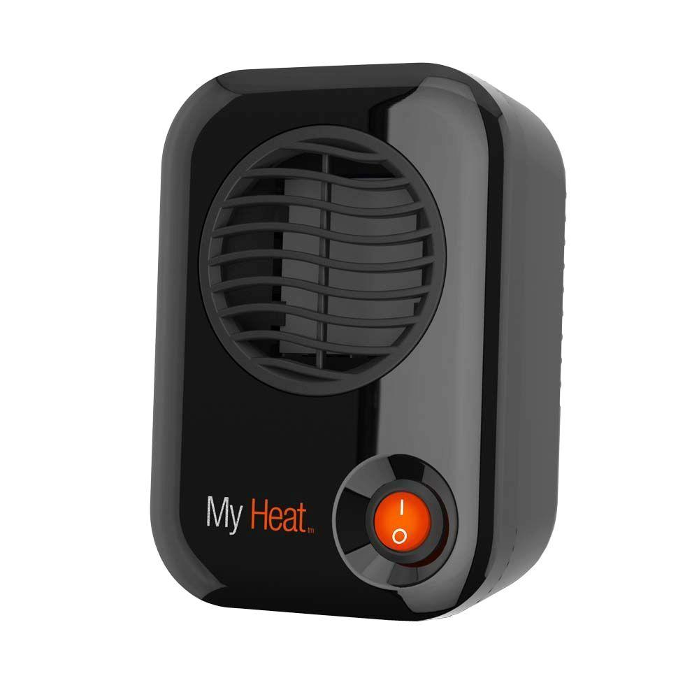 Lasko Myheat 200 Watt Electric Portable Personal Heater Black inside measurements 1000 X 1000