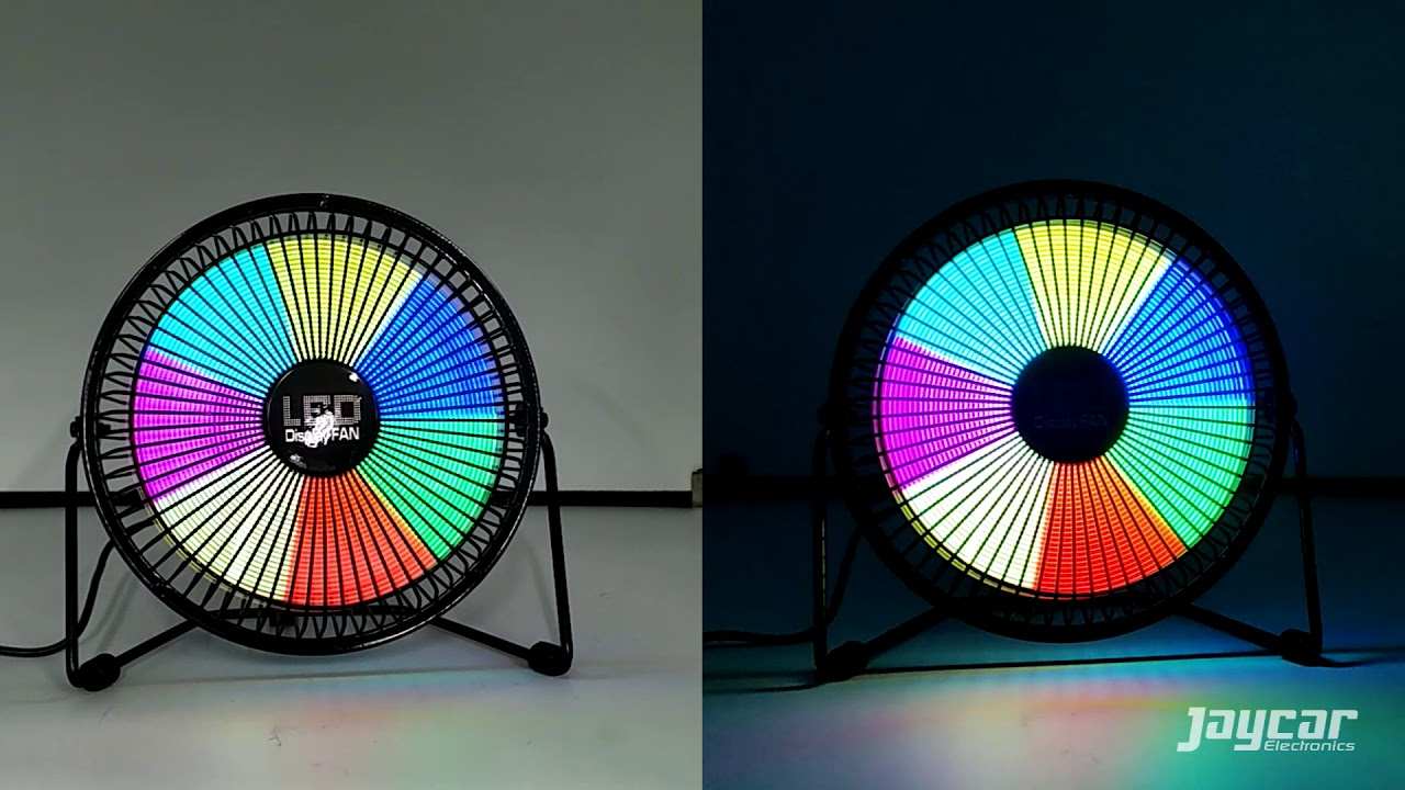 Led Display Usb Fan within size 1280 X 720