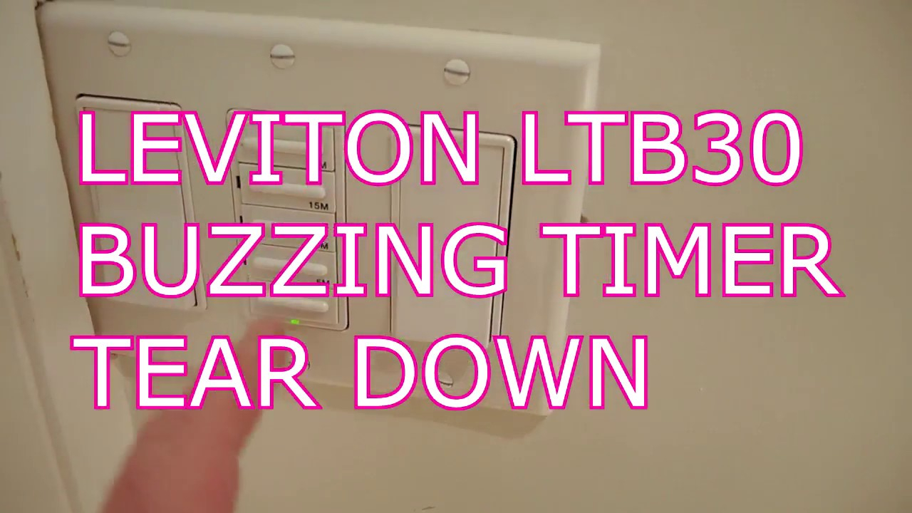 Leviton Ltb30 Buzzing Timer Failure Analysis with measurements 1280 X 720