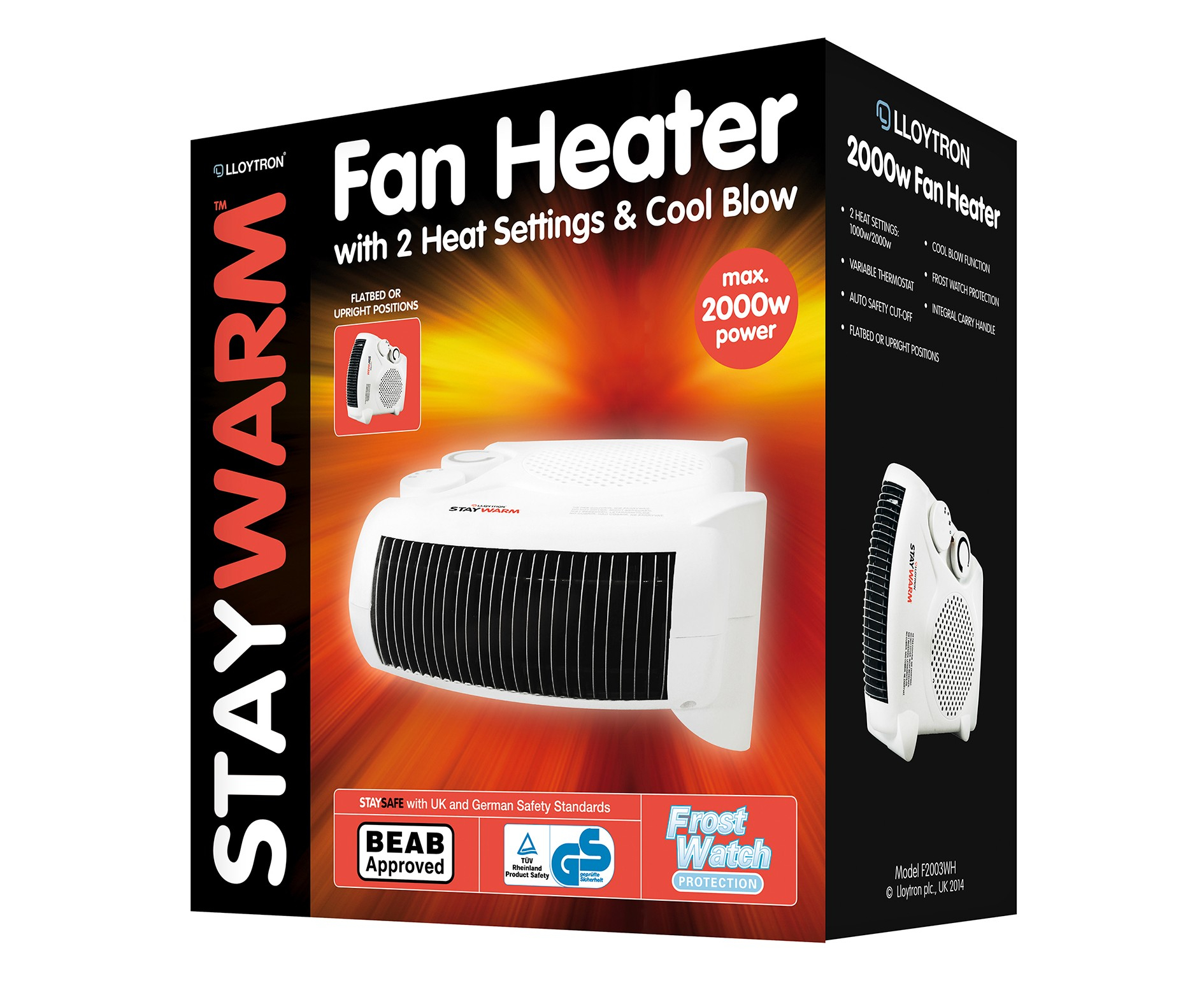 Lloytron Staywarm Upright Fan Heater within sizing 1890 X 1540