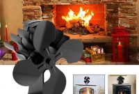 Log Burner Stove Fan 4 Blade Fireplace Fan Upgrade Heat in measurements 1001 X 1001
