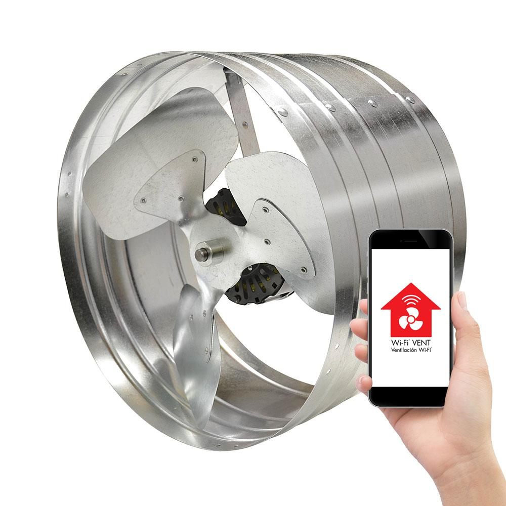 Master Flow 1450 Cfm Wi Fi Power Gable Mount Attic Fan for measurements 1000 X 1000