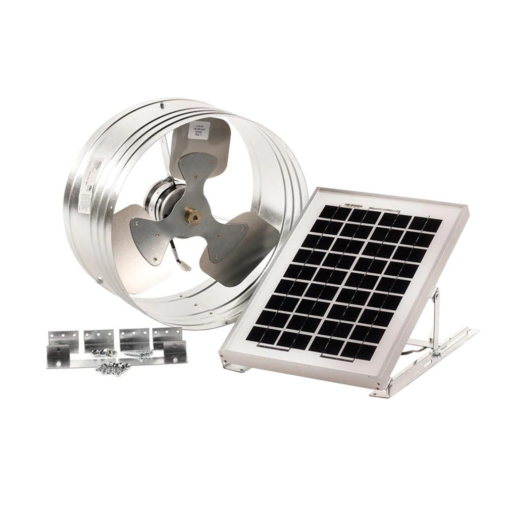 Master Flow 15 Watt Solar Powered Gable Mount Exhaust Fan within proportions 1000 X 1000