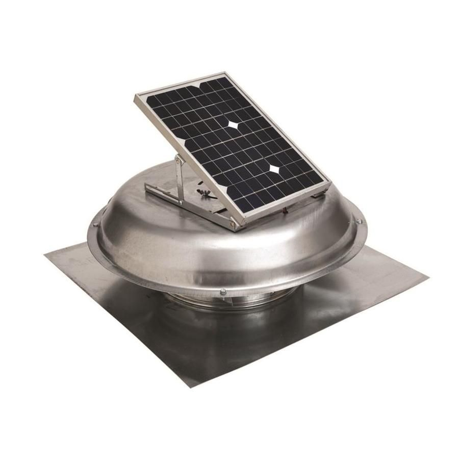 Master Flow 500 Cfm Silver Galvanized Steel Solar Power Roof for measurements 900 X 900