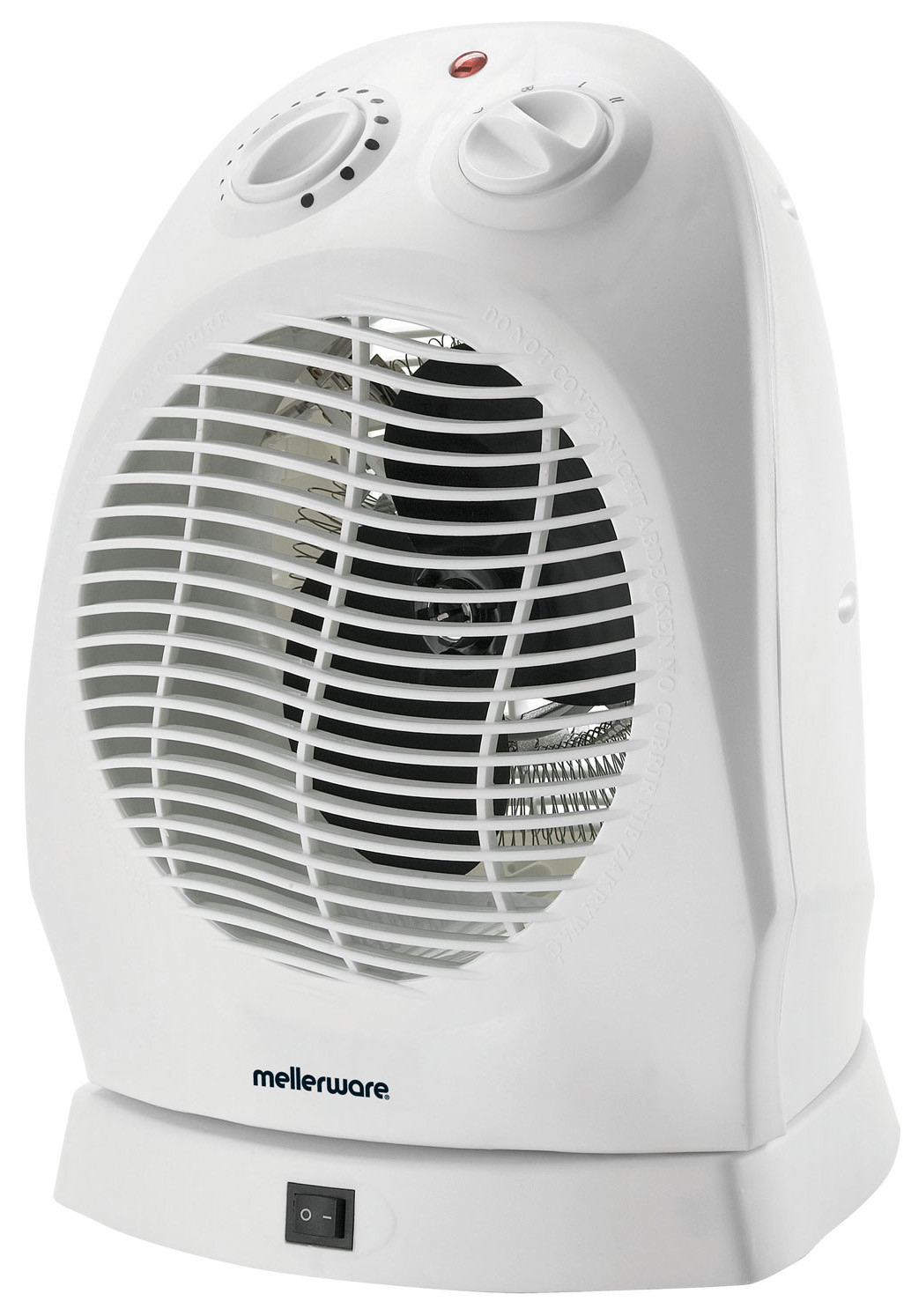 Mellerware Oscillating Fan Heater White throughout measurements 1034 X 1494