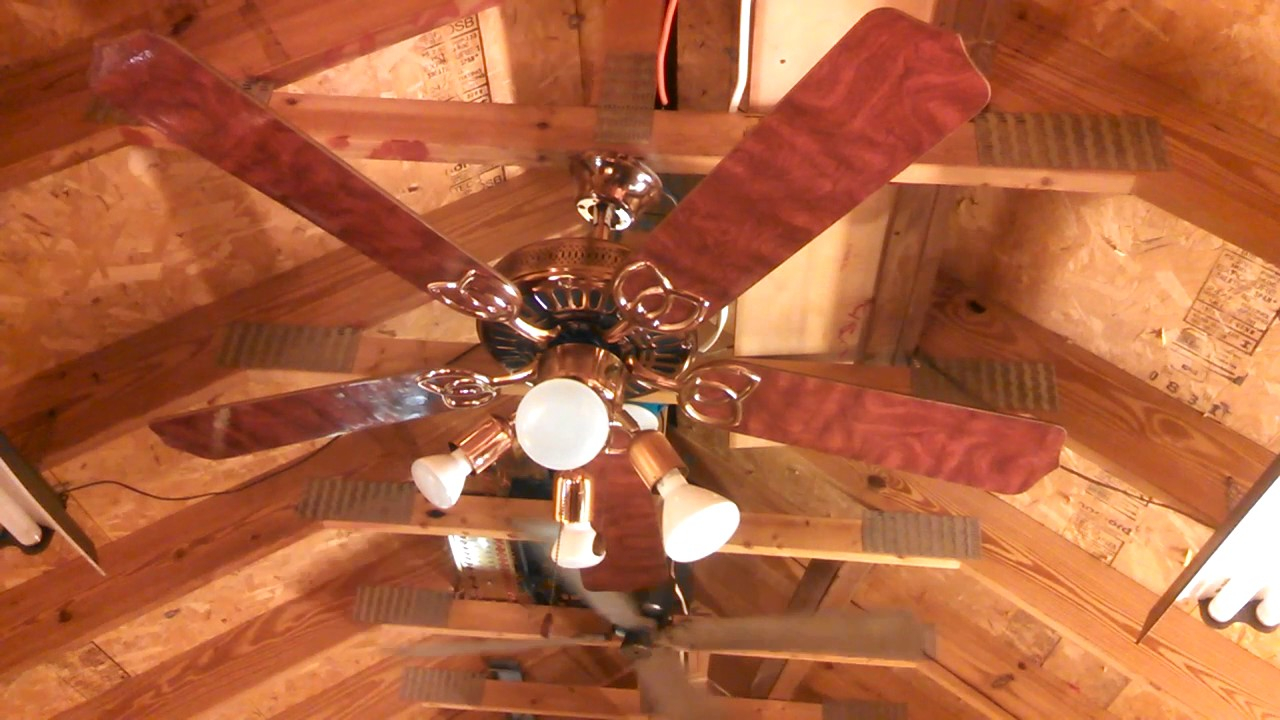 Menards Turn Of The Century Copperrosewood Ceiling Fan pertaining to proportions 1280 X 720