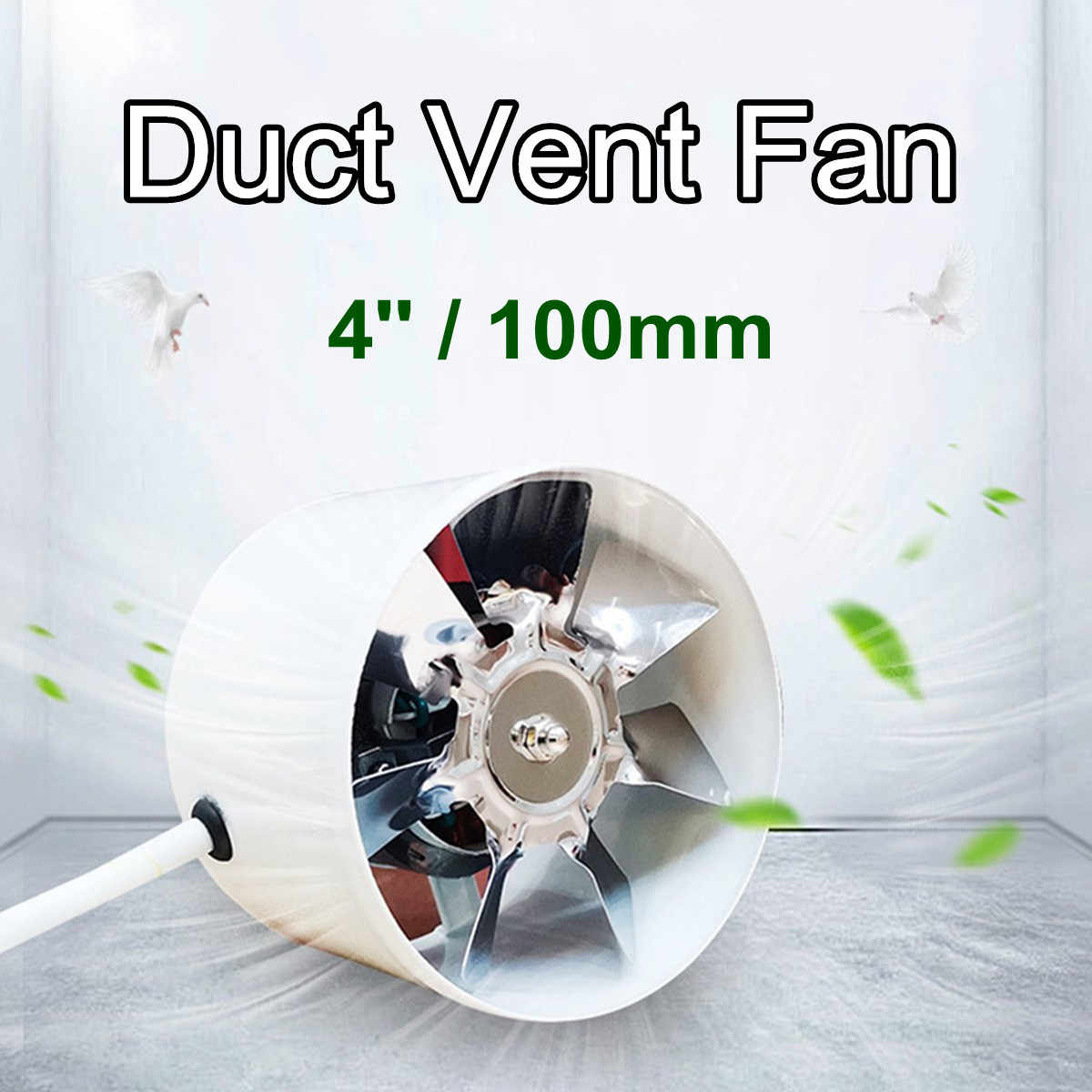 Metal Round Duct Fan Booster Exhaust Ventilator Ventilation for measurements 1200 X 1200