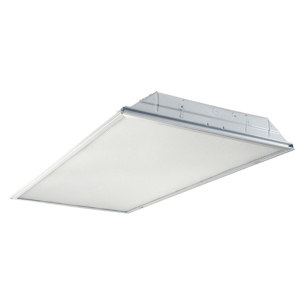 Metalux 2 Ft X 4 Ft White Integrated Led Drop Ceiling Troffer Light With 5000 Lumens 4000k pertaining to dimensions 1000 X 1000