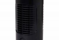 Mini Tower Fan Black 10cm within proportions 1500 X 1500