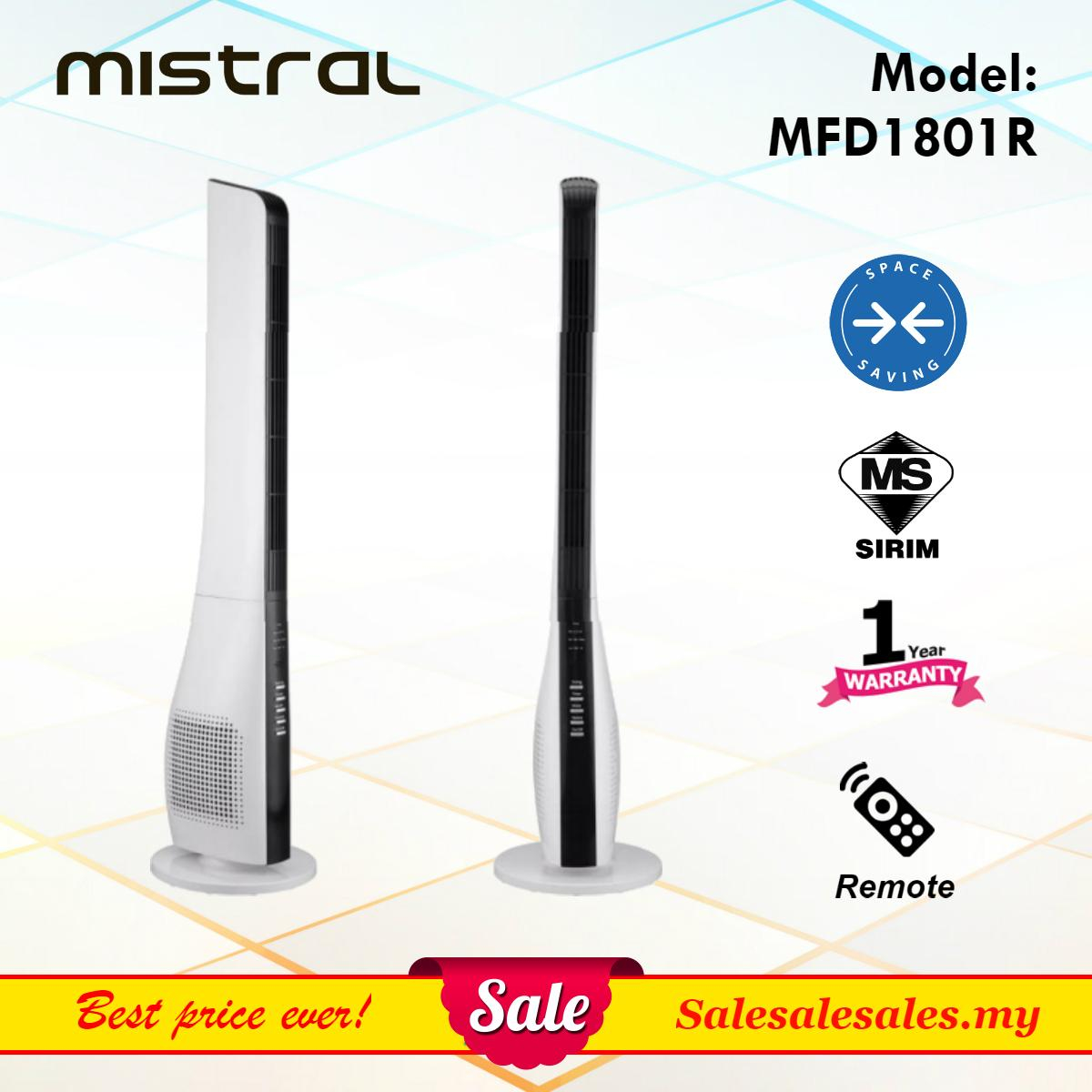 Mistral Mfd1801r Tower Fan 3 Speed With Remote Kipas Berdiri in sizing 1200 X 1200