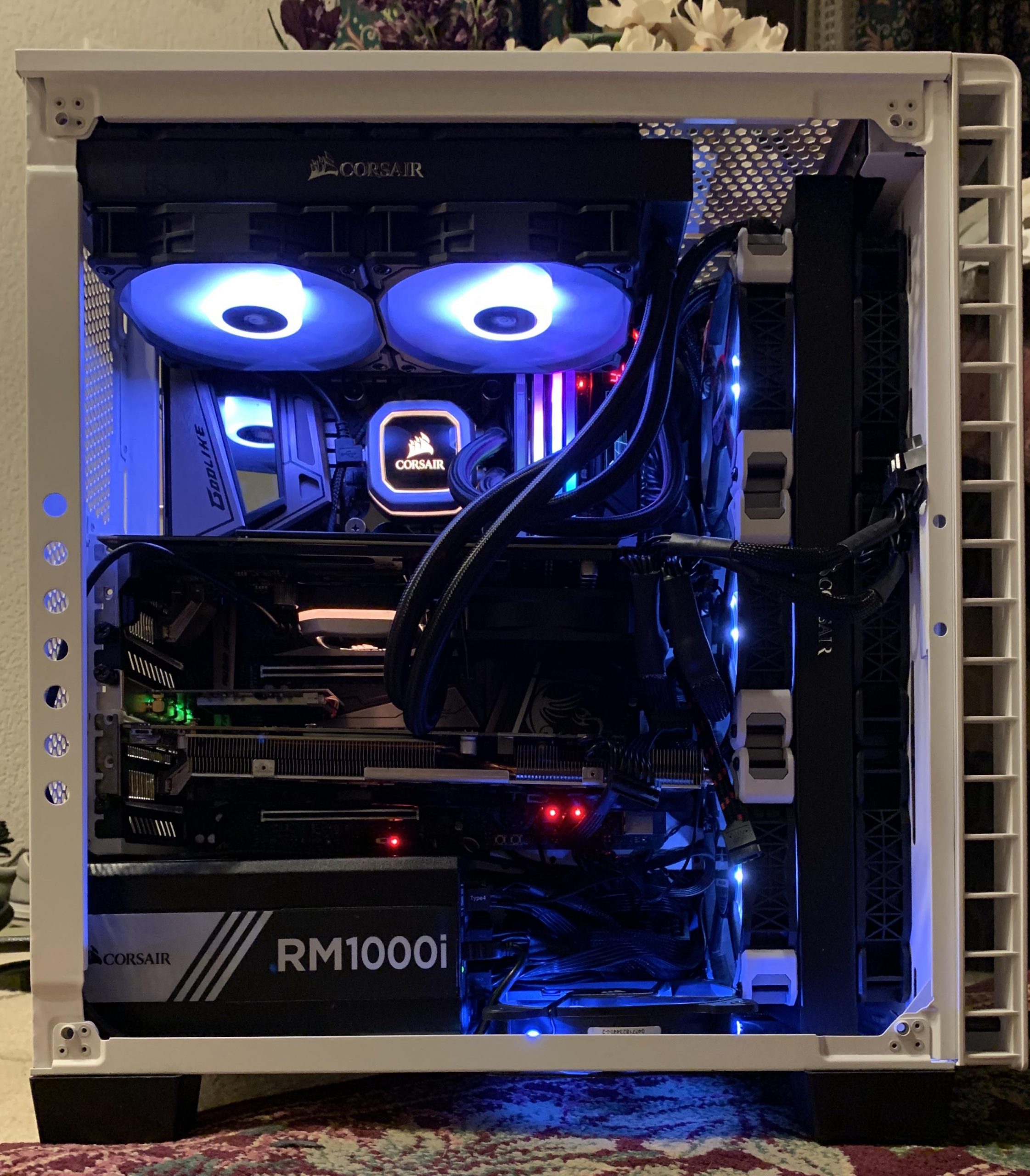 Modded My Corsair 460x Added A Fan On The Bottom Also inside dimensions 2659 X 3035