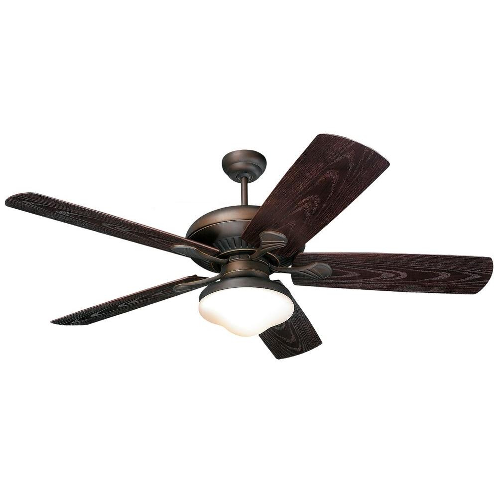 Monte Carlo 5sh54rbd L The Shores 54 In Indoor Outdoor Ceiling Fan Roman Bronze Energy Star for size 1000 X 1000